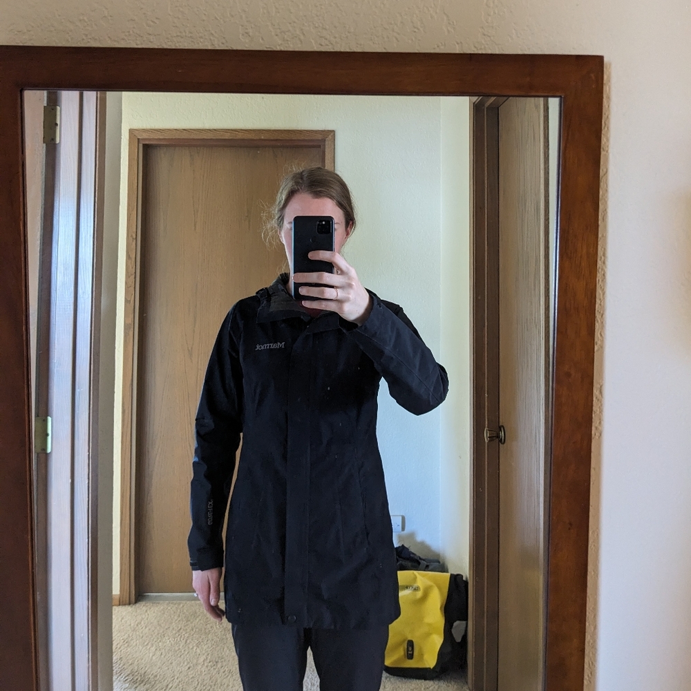 Marmot gore-tex rain jacket midlength